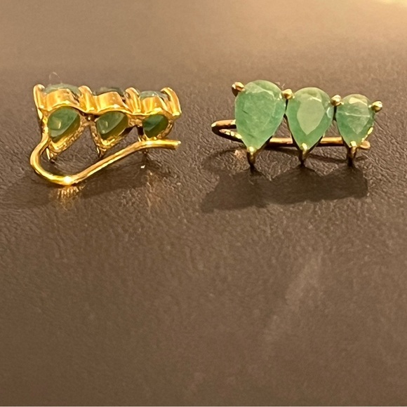 Aventurine Climber Earrings - Picture 2 of 4